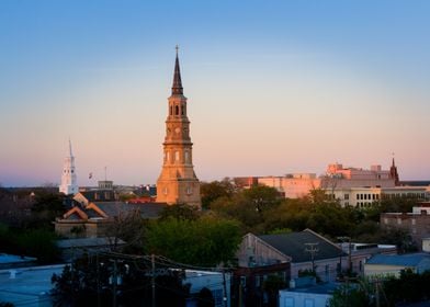 Holy City Skyline Sunrise