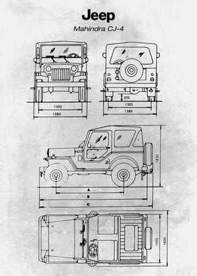 No117 Jeep Mahindra CJ 4