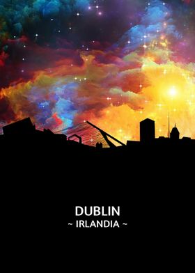 Dublin Irlandia Skyline 