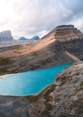 Small lake in mountains