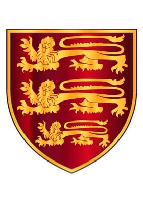 British Three Lions Crest