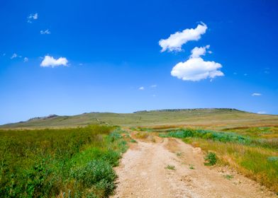 Rural Road To The Sea Coas