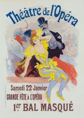 Vintage Poster Bal Paris
