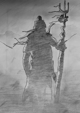 Lord Shiva Sketch