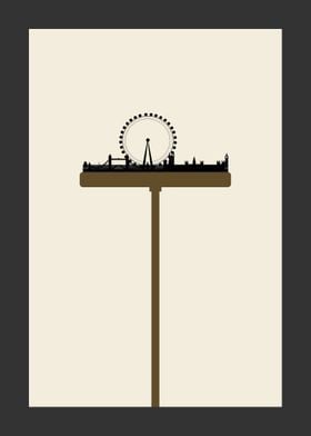 London skyline brush