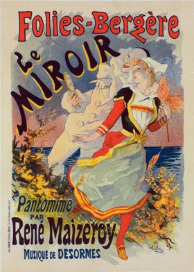 Vintage Poster le mirroir