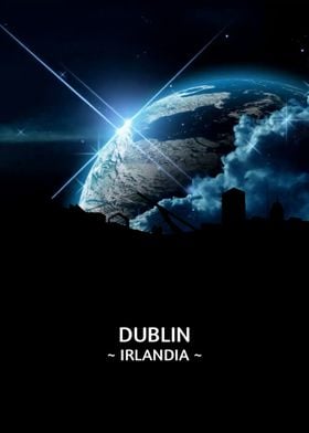 Dublin Irlandia Skyline 