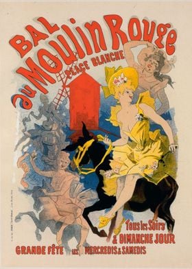 Vintage Bal Moulin Rouge