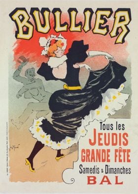 Vintage Poster Bal Bullier