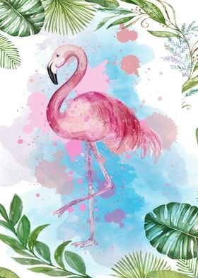 tropical flamingo