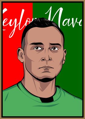 Keylor Navas Pop Art