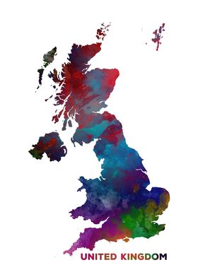 United Kingdom map