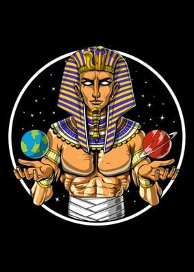 Space Egyptian Pharaoh God