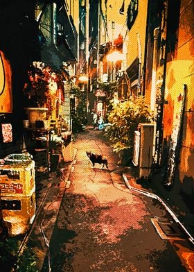 Japan Street cat alley