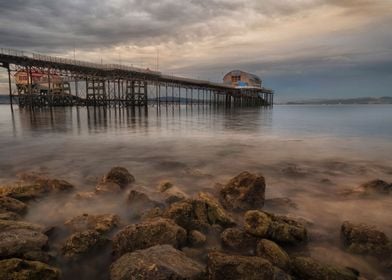 Dusk at Mumbles Pier