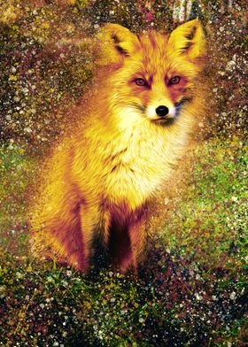 Splattered Fox