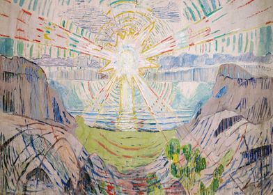 Edvard Munch The Sun