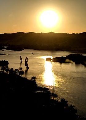 Sunset Aswan