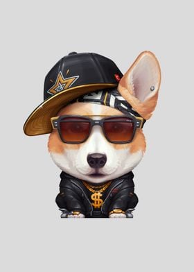 Corgi Hip Hop Super Star