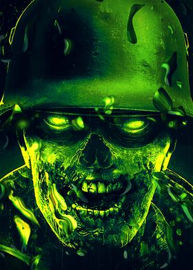 Sniper Elite zombie green