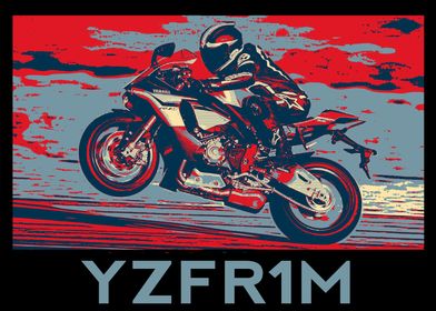 YZF R1M Wheelie on Track