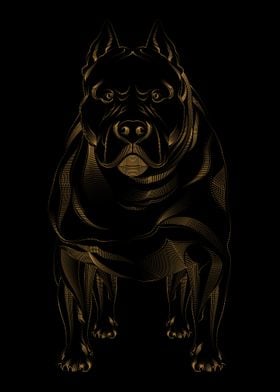 VECTOR ANIMALS BULLDOG