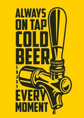 Enjoy coold beer