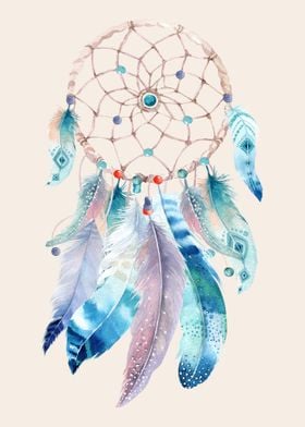  DREAMCATCHER WATERCOLOR