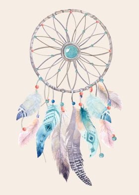 DREAMCATCHER WATERCOLOR