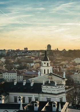 Cityscape of Vilnius