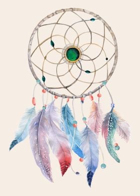  DREAMCATCHER WATERCOLOR