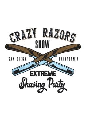 crazy razors white