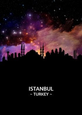Istanbul Turkey Skyline 