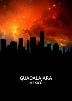 Guadalajara Mexico Skyline