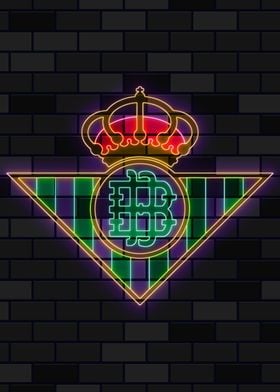 Real Betis neon sign
