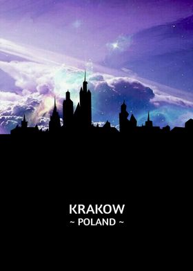 Krakow Poland Skyline 