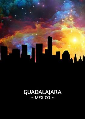 Guadalajara Mexico Skyline