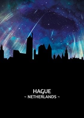 Hague Netherlands Skyline 