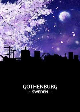 Gothenburg Sweden Skyline 