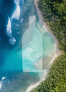 ocean in a bottle