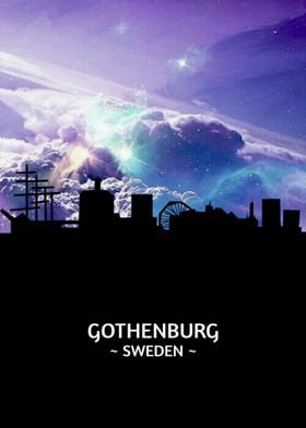 Gothenburg Sweden Skyline 