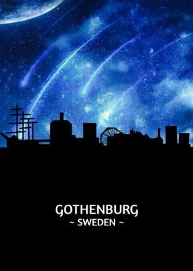 Gothenburg Sweden Skyline 