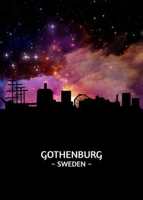 Gothenburg Sweden Skyline 