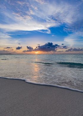 Island Beach Sunset