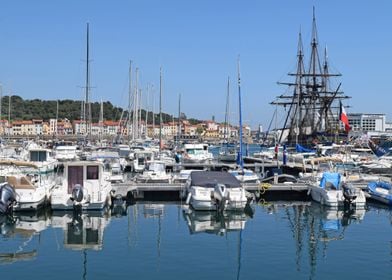 Hermione in Port Vendres