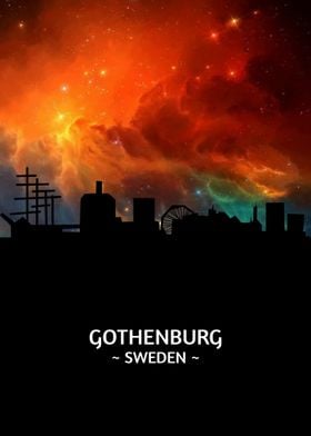 Gothenburg Sweden Skyline 