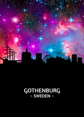 Gothenburg Sweden Skyline 