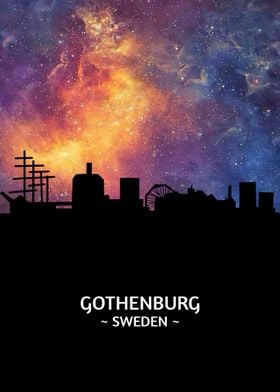 Gothenburg Sweden Skyline 