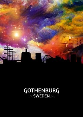 Gothenburg Sweden Skyline 