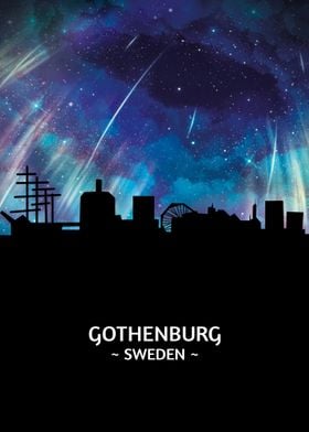 Gothenburg Sweden Skyline 